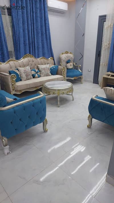 Gardenia Heights 3 Furnished Apartment Rent near Industrial Zone Jamal Abdel Nasser Axis and Houriya Selim School 5th Settlement New Cairo