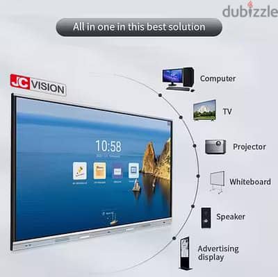 JCVISION Interactive Flat Panel Display