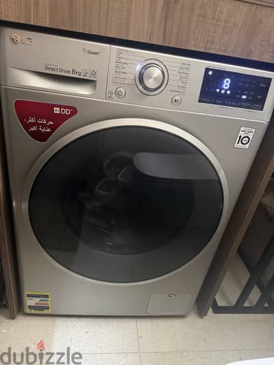 LG Direct Drive 8 kg washing machine (inverter) (steam) AI DD