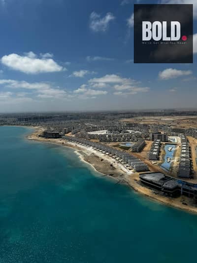 شاليه فيو بحرللبيع 182 متر متشطب بالكامل استلام فوري ابراج العلمين الساحل الشمالي   Own Your Sea View chalet in New Alamein