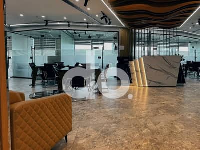 Fully Finished Admin Office For Rent Huge Space 416 SQM Super Lux Finishing in New Cairo - Direct on North 90 Street - 5th Settlement