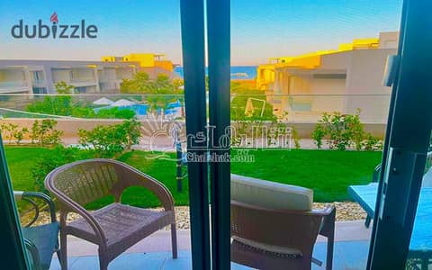فرصة مميزة لدوبلكس فاخر للبيع بموقع رائع وفيو مباشر على البحر وحمام السباحة في بوهو – العين السخنة