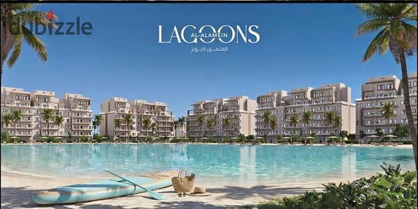 شالية للبيع بجاردن  seaview بحري  في الساحل الشمالي للبيع بالقرب من ابراج العلمين و الحي اللاتيني و مزارين وداون تاون