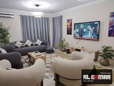شقة للايجار مفروش  ارضى  مرتفع  كمبوند  جنة  زايد 2
