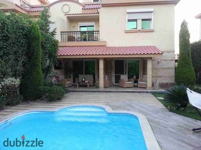 Special opportunity for sale at Rehab Hills Villa Model J, dual, in a prime location. Land area is 470m, building area is 300m. The villa consists of 4 bedrooms, 2 of which are master with en-suite bathroom, in addition to a bathroom serving the rooms and a guest bathroom. The ground floor has an area of 150m and includes a large reception and kitchen, finishing.