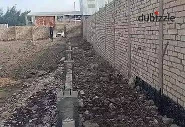 للبيع قطعه ارض 800 فيها رخصه نشاط كيماوي بالمنطقة الصناعيه ببرج العرب