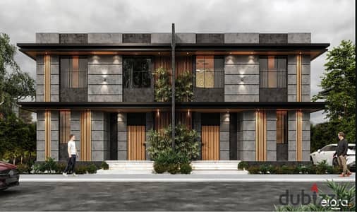 Twin house for sale at the best price in New Zayed next to Solana in Elora.