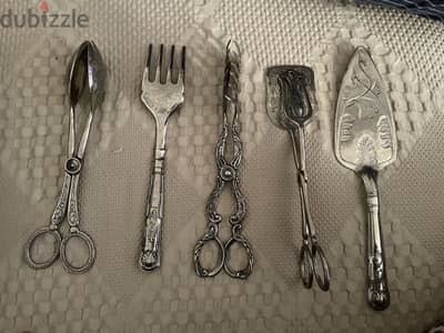 Vintage Mayell EP on Zinc Silver Plated Serving Set – Made in England