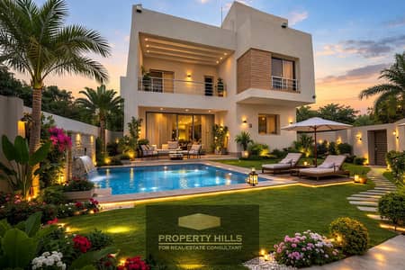Receive immediately a 1100-meter palace with a panoramic view and a private swimming pool