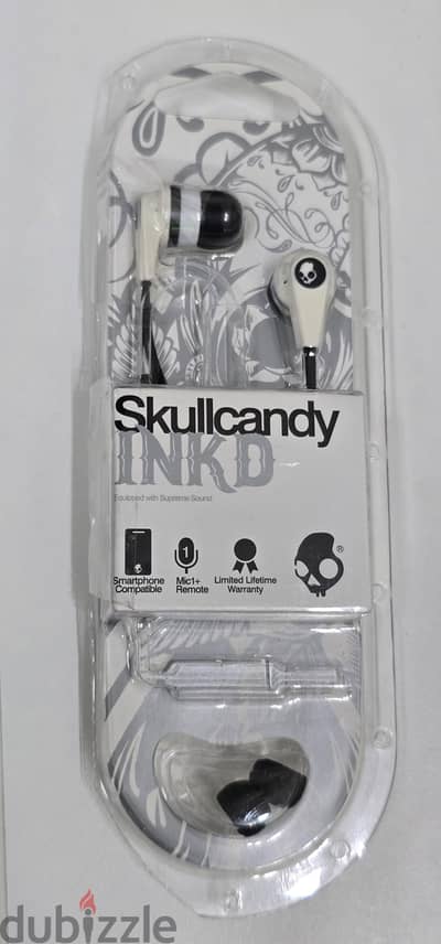 Skullcandy Ink'D 2 In-Ear Headset (White)
