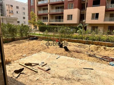 Ground Floor Apartment 225 m with garden 107 m overlooking the largest wide garden view for Sale in Promado Wadi Degla – New Cairo - Model B
