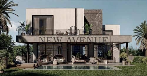 Soon delivery standalone villa 390 sqm Land : 350 sqm 5 bedrooms + 5 bathrooms overlooking greenery in 5th Settlement compound Stei8ht LMD