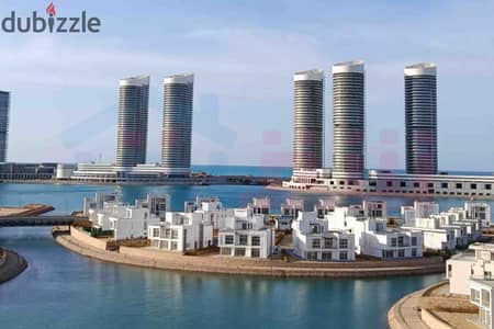 Chalet for sale in New Alamein - Mazarine Compound (Sea and Towers View - Immediate Delivery)