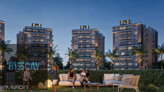 Adistinctive 147m² apartment for sale inR8 strategically located within the New Administrative Capital with an open view of the lagoon Installments
