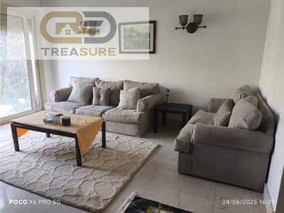 شقة مفروشة مع جاردن للإيجار في ستون ريزيدنس - القاهره الجديده -  Stone Residence - new cairo