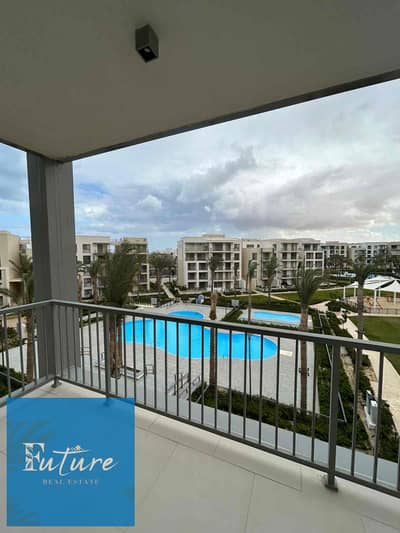 Chalet bargain for sale in Marassi, North Coast, Sidi Abdel Rahman — two bedrooms, directly on the pool, full sea-facing, with a very prime location.