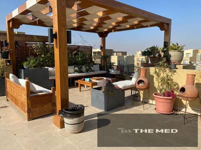 For sale in Palm Parks, luxury finished penthouse + 130m private roof, immediate occupancy