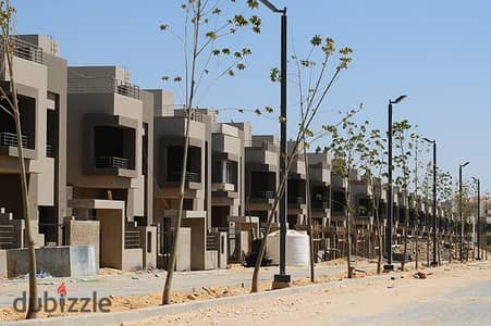Townhouse Corner with a Private Garden Ready To Move for sale with installments in Woodville, Palm Hills, 6th Of October City