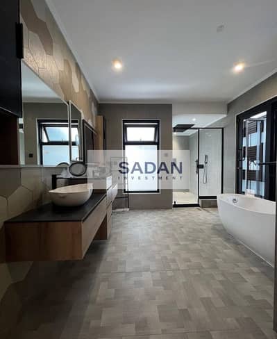 شقه للبيع متشطبه بالكامل في واتر واي علي التسعين الجنوبي دايركت امام الجامعه الامريكيه التجمع الخامس
