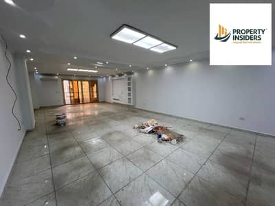 Administrative office for rent, 245 sq m, Mohi El Din Abu El Ezz Street