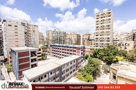 فيو مفتوح شقة للبيع 165 م مصطفى كامل (امام كيروسيز مول)