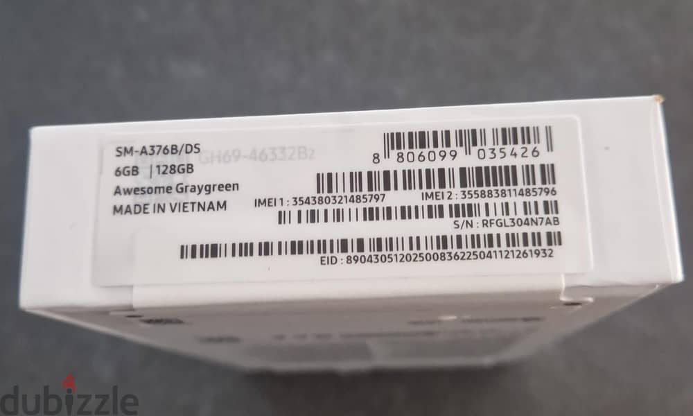 Samsung A37 5G  only open box 2