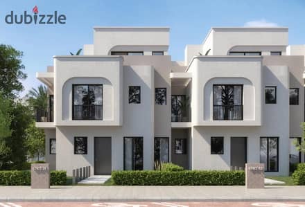 Villa for sale, immediate delivery with complete finishing in installments over 8 years at Taj City compound