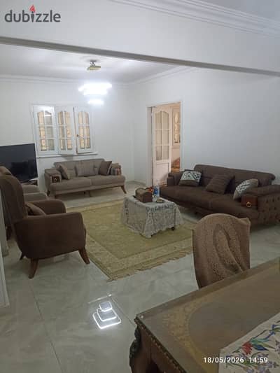 Furnished apartment for rent off Al-Nazha Street and the Administrative Control Authority Golf Ground, Heliopolis