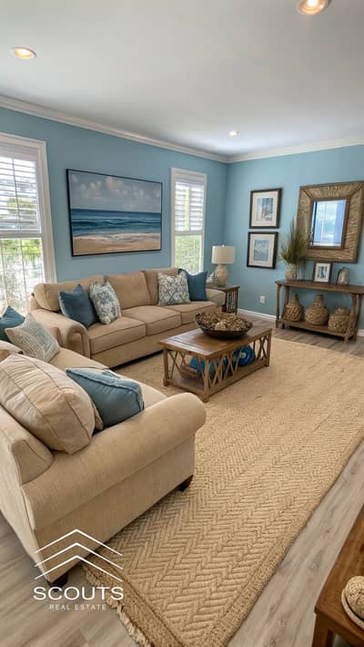 شاليه 3 غرف على البحر Fully Finished فيو Sea - Pool - Landcsape للبيع فى ماونتن فيو Mountain View سيدى عبد الرحمن الساحل الشمالي North Coast