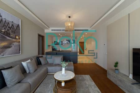 Apartment for rent, furnished, modern, with a view of Zayed in Ion Towers Compound, Sheikh Zayed