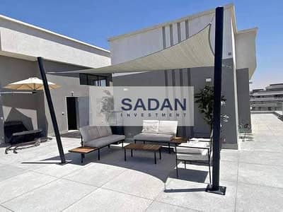 Penthouse for sale, finished with air conditioning, immediate delivery with a 30% discount in the Fifth Settlement in the Golden Square directly on No