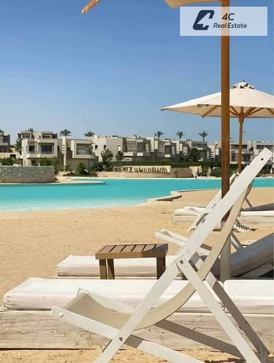 للبيع السريع بأقل من سعر الشركة - شاليه ريسيل - 156 متر مربع، موقع مميز للغاية في أزها، الساحل الشمالي