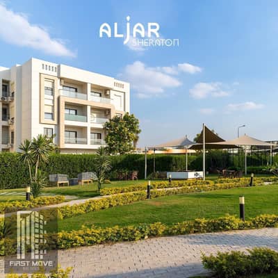فرصة مميزة للاستثمار و السكن شقة لقطة متشطبة بالتكيفات فى شيراتون بجوار سيتى سنتر الماظة