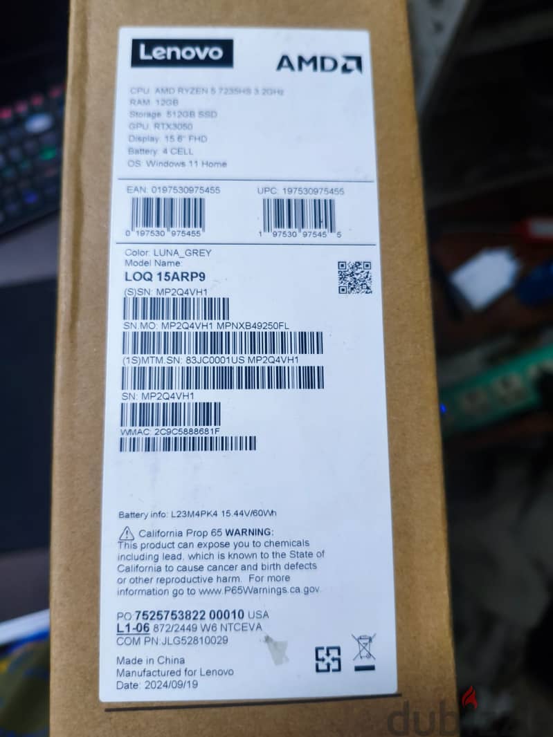 LOQ 15ARP9 like new 6