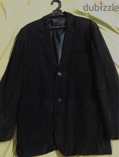 Original Ted Lapidus suede leather jacket