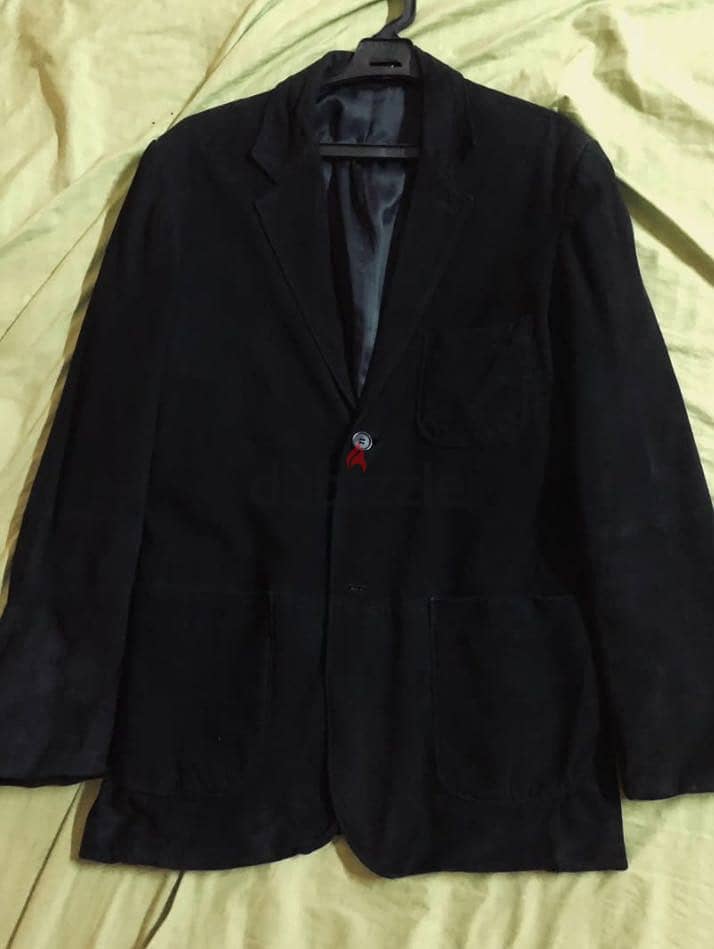 Original Ted Lapidus suede leather jacket 1