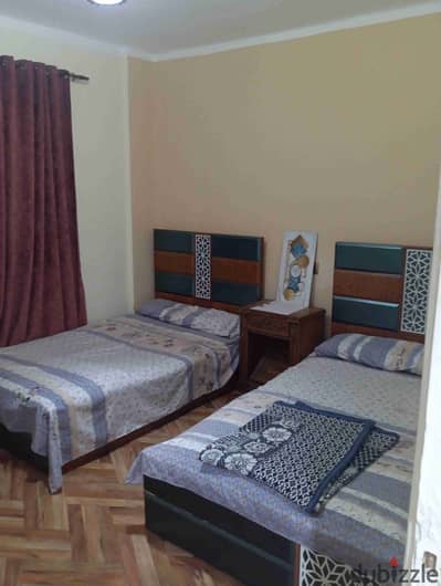 Furnished apartment 3 rooms for daily rent near Abbas Al Akkad