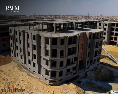 3-bedroom apartment with garden for sale in Palm Capital Shorouk with a down payment of 640,000 and installments over 8 years.