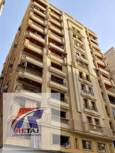 Apartment for sale at a bargain price, 125 sq m, Al Waha neighborhood, parallel to Al Khamsin Street - Nasr City                                     .