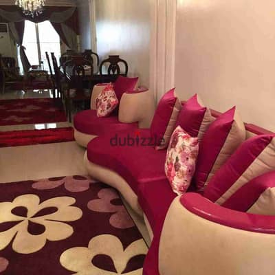 مفروش كفرو عبدو مكيف ٣ غرف وريسبشم ٣ ث و٢ حمام من حديقة الليمبي دور٧