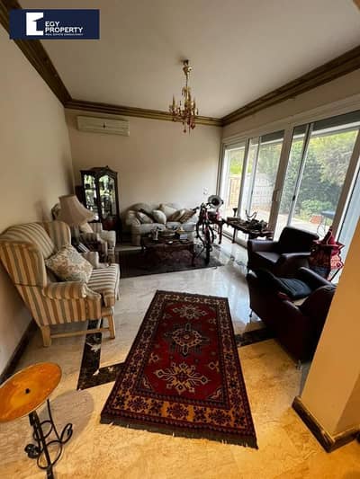 Standalone Villa For Sale In El Rehab New Cairo Fully Furnished With Open View