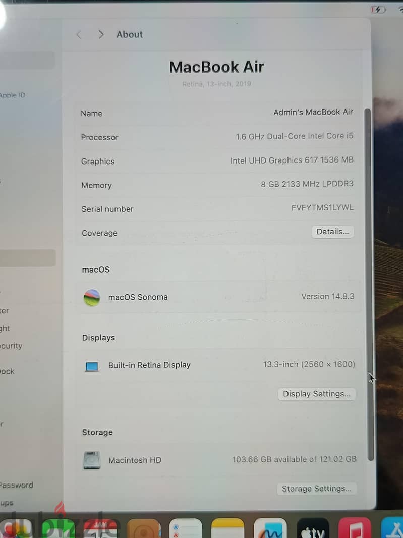 Mac book air 5