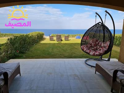 Ground Floor Chalet with 3 Bedrooms & 3 Bathrooms Directly Facing the Sea in Telal Ain Sokhna – Near La Vista & El Mont Galala