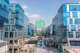 للايجار مكتب 141 متر متشطب في كابيتال بيزنس بارك بقلب الشيخ زايد علي شارع البستان و المحور مباشرة