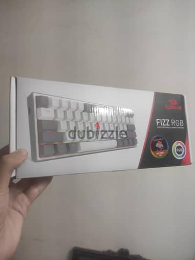 Redragon k617 Fizz red switch gaming keyboard كيبورد جيمينج