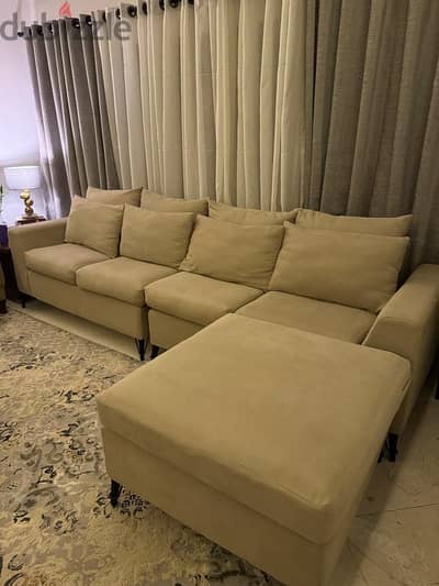 ركنة L shape متجزئة ٣ متر  طول عرض ٨٥ سنتي