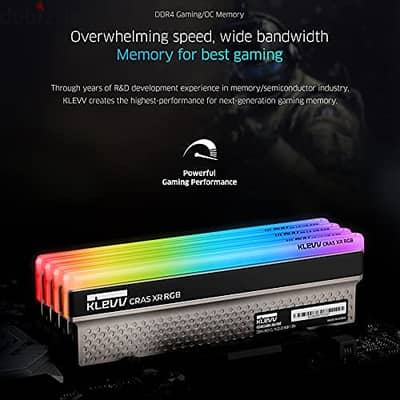 Ram 16gb ddr4 3600hz cl 18 جديد متفتحش مع ضمان 3سنين