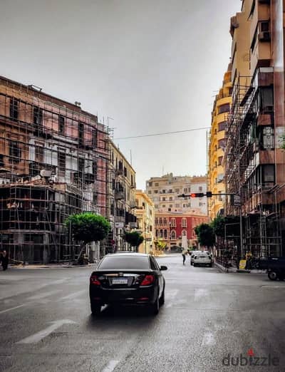 بشارع نبيل الوقاد ناصية 500م محل دورين تجاري للبيع بموقع استثماري مميز