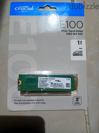 M. 2 CRUSIAL 1TB GEN 4