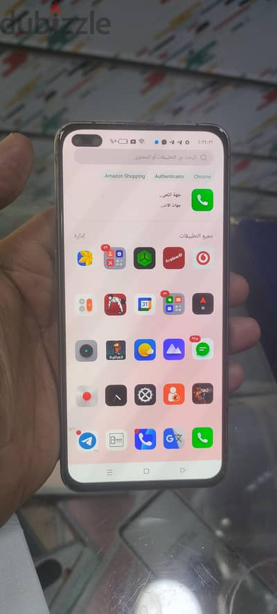 ريلمى x50 برو 5g  رام 12 /256 بعلبته
